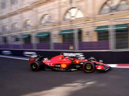 Sicherte sich in Baku die Pole Position: Charles Leclerc.