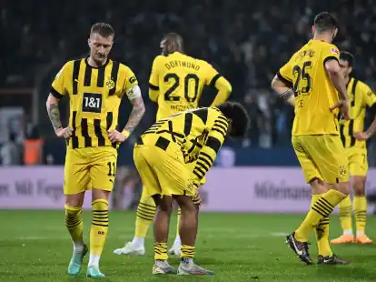 Der BVB kassierte im Titelrennen einen herben R&uuml;ckschlag.
