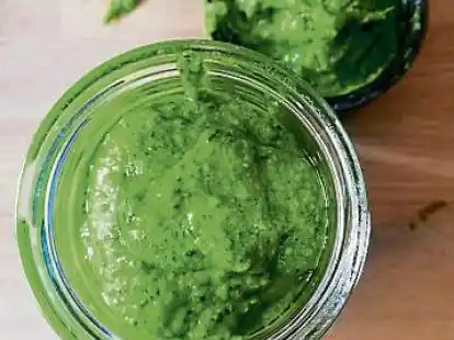 Leckeres Pesto ist schnell gemacht.