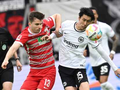 Augsburg und Frankfurt lieferten sich ein umk&auml;mpftes 1:1.