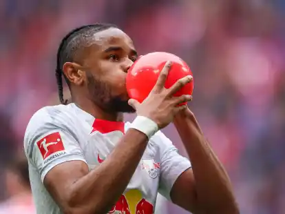 Christopher Nkunku leitete Leipzigs Sieg gegen Hoffenheim ein.