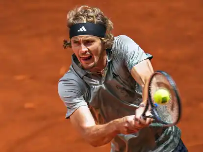 Steht in Madrid im Achtelfinale: Alexander Zverev.
