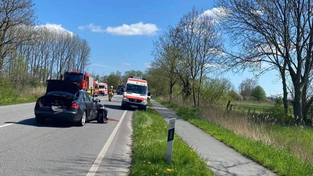 Frontalzusammenstoß B210 Jever