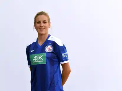 Potsdams Jennifer Cramer wird bei einem Amateurspiel als Schiedsrichterin auftreten.