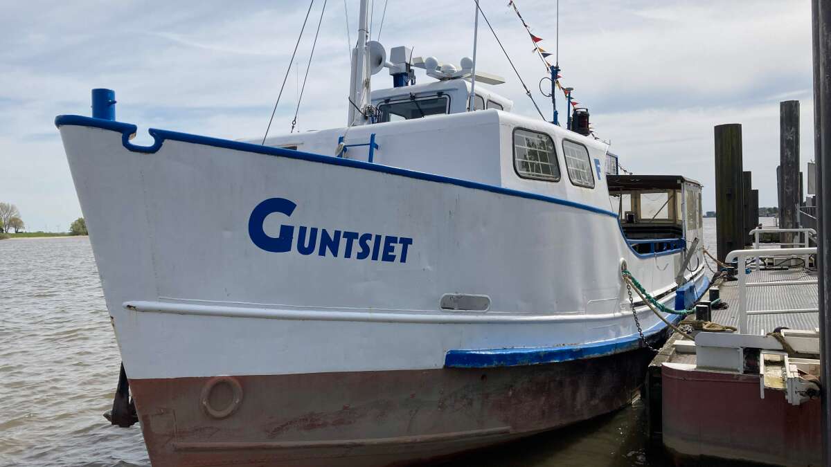 Fähre von Brake nach Harriersand „Guntsiet“ fährt nur an Wochenenden