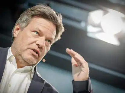 Bundeswirtschaftsminister Robert Habeck (B&uuml;ndnis 90/Die Gr&uuml;nen) will mit milliardenschweren Hilfen den Industriestrompreis senken.