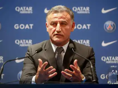 Will die Suspendierung von Lionel Messi nicht kommentierten:&nbsp;PSG-Coach Christophe Galtier.