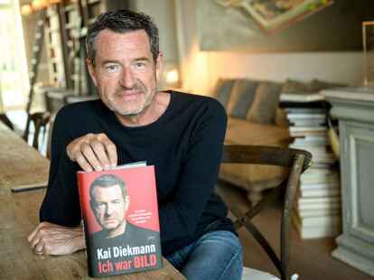 Kai Diekmann, ehemaliger Chefredakteur der &laquo;Bild&raquo;-Zeitung, pr&auml;sentiert sein neues Buch.