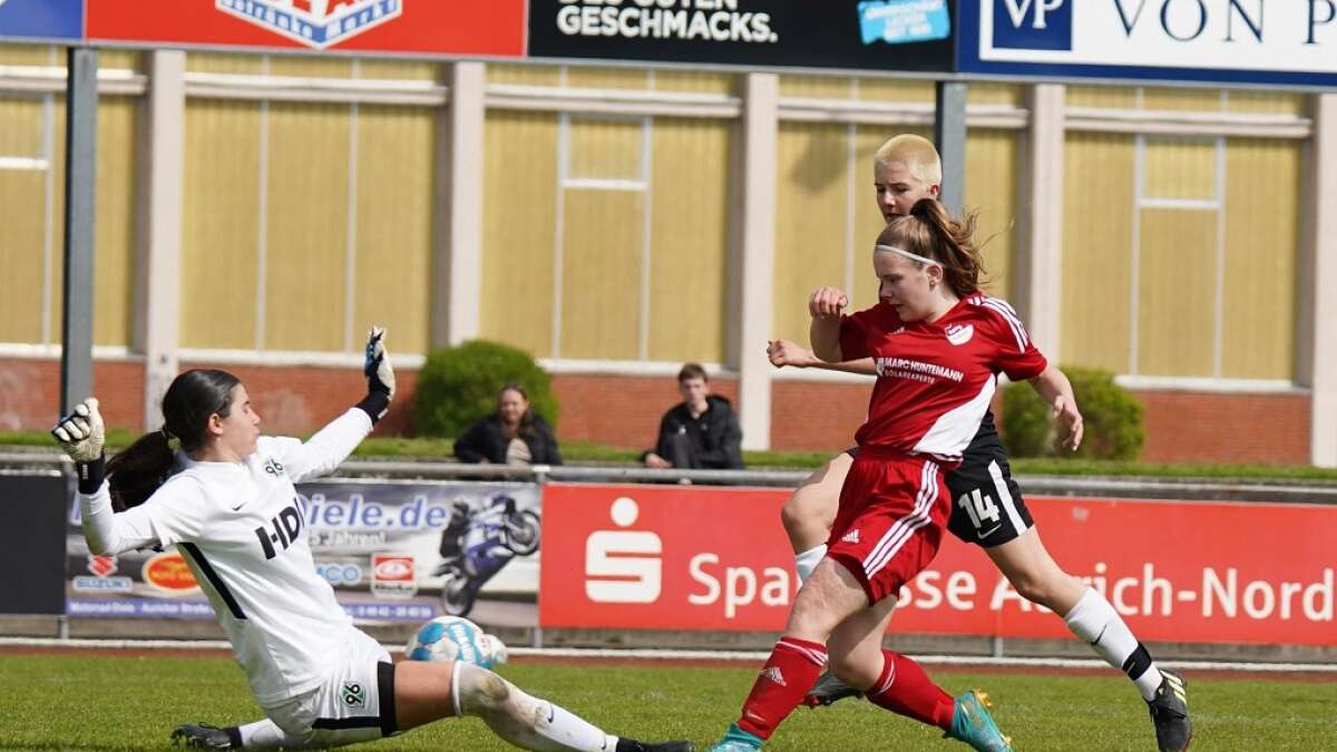 Fußball-U16.Juniorinnen: SpVg Aurich Baut Siegesserie Aus