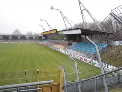 Findet hier das letzte VfB-Heimspiel statt? Das Jadestadion in Wilhelmshaven
