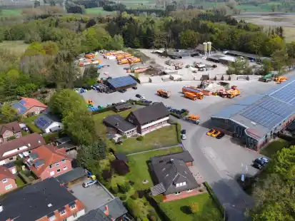 Das Bauhofgel&auml;nde am Roggenmoorweg in Rastede: Wie das Areal bebaut werden k&ouml;nnte, hat die Politik gespalten.