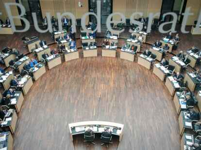 Die Ministerpr&auml;sidenten der L&auml;nder im Bundesrat.