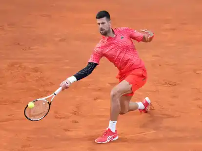 Der Serbe Novak Djokovic gewann zum Auftakt in Rom.