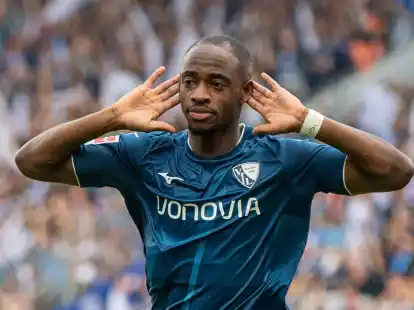 Bochums Christopher Antwi-Adjei erzielte den Traffer zum zum 1:0.