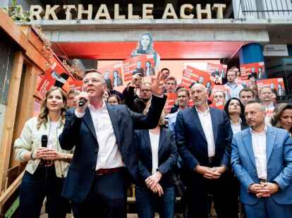CDU-Herausforderer Frank Imhoff landet einer ersten Hochrechnung zufolge mit seiner Partei hinter der SPD. (Hauke-Christian Dittrich/dpa)