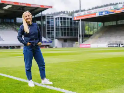 Theresa Merk ist seit Juli 2022 Cheftrainerin der Frauenmannschaft des SC Freiburg.