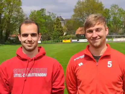 Ab Sommer das neue Trainerteam in Littel: Jendrik Asche (links) und Kevin Niemann