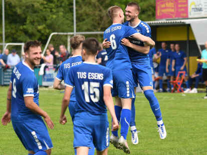 Der n&auml;chste Jubel soll beim TuS Esens besonders gro&szlig; ausfallen. Mit einem Punktgewinn in Jheringsfehn ist die Meisterschaft sicher.