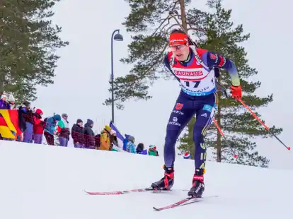 Biathlet Benedikt Doll lief auf den vierten Platz.