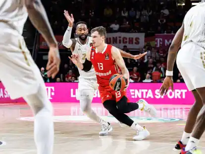 K&ouml;nnte wom&ouml;glich doch in Spiel drei gegen G&ouml;ttingen auflaufen: Bayerns Andreas Obst (M).