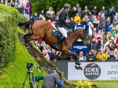 Andr&eacute; Thieme auf dem Pferd Contadur.