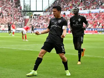 Stuttgart springt dank des Sieges in Mainz auf Platz 15.