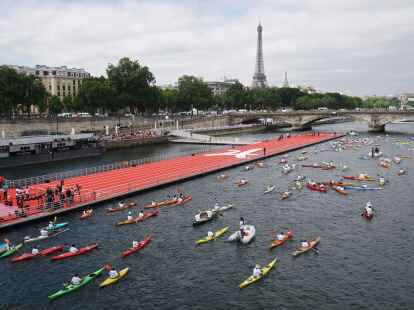 Die Er&ouml;ffnung der Olympischen Spiele 2024 sollen Fans kostenlos am Ufer der Seine miterleben k&ouml;nnen.