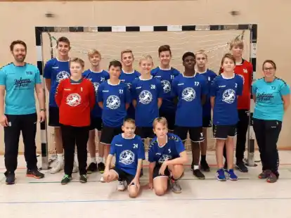 Auf Platz drei in der Landesliga: die männliche C-Jugend des TSV Ganderkesee