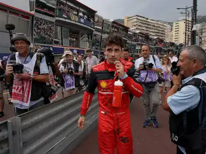 Ferrari-Pilot Charles Leclerc wurde in Monaco geboren.