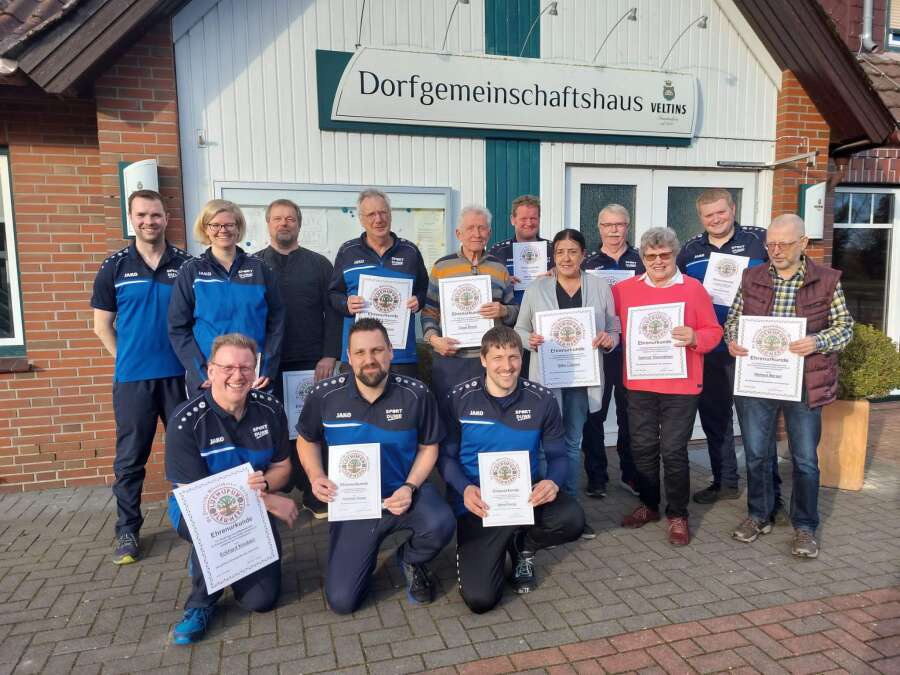 Boßeln in der Wesermarsch KBV KreuzmoorBekhausen feiert sich