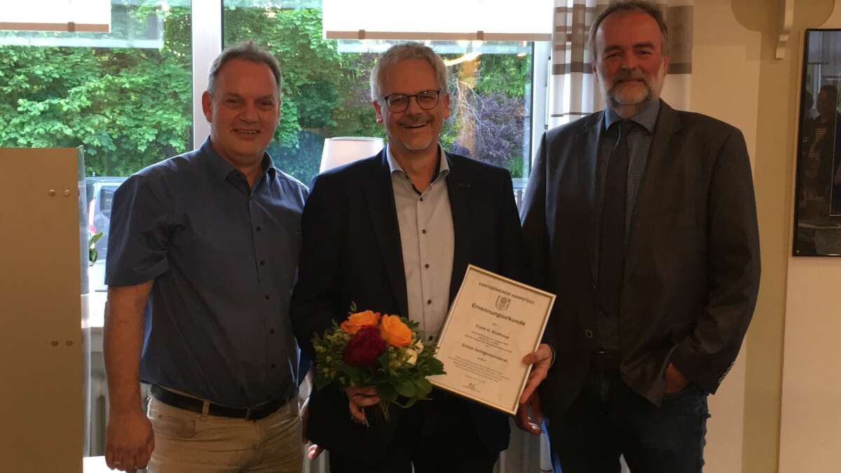 Samtgemeinde Harpstedt Frank kleine Kruthaup wird neuer 1. Samtgemeinderat