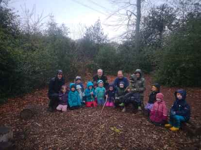 Eine Spende gab es f&uuml;r die Waldkita