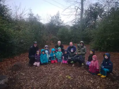 Eine Spende gab es f&uuml;r die Waldkita