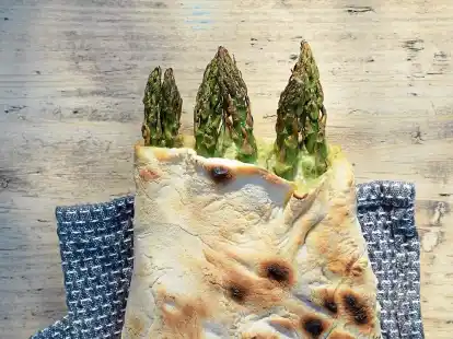 Mehr als eine Beilage: Spargel im Teig.