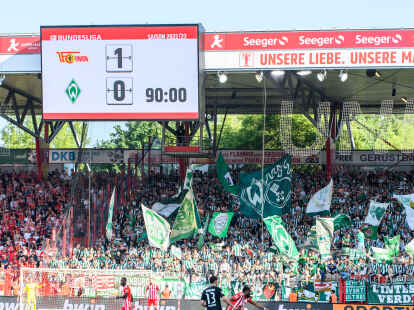 Am Ende siegte der Union Berlin gegen Werder Bremen mit 1:0.