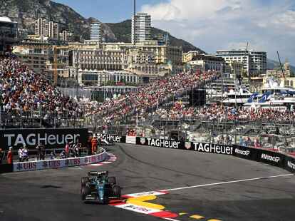 Fernando Alonso beim Qualifying in Monaco.