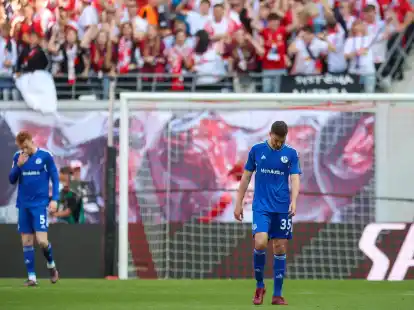 Schalkes Spieler Marcin Kaminski ist nach dem Spiel entt&auml;uscht. Wie geht es f&uuml;r den S04 weiter?