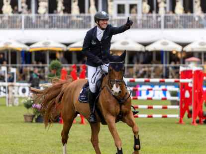 Mit seiner Stute Chakaria gewann Andr&eacute; Thieme das F&uuml;nf-Sterne-Turnier in Rom.