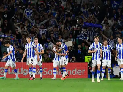 Real&nbsp;Sociedad angelte sich im&nbsp;Saison-Finale den letzten Champions-League-Platz in Spaniens Beletage.