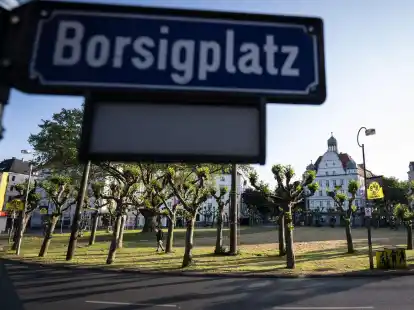 Der Borsigplatz in Dortmund blieb nach der verpassten Meisterschaft leer.