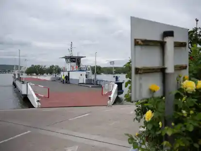 Die F&auml;hre &laquo;Horst&raquo;, die f&uuml;r Forschungszwecke mit Assistenzsystemen ausger&uuml;stet ist, verkehrt zwischen Ingelheim und dem Rheingau.