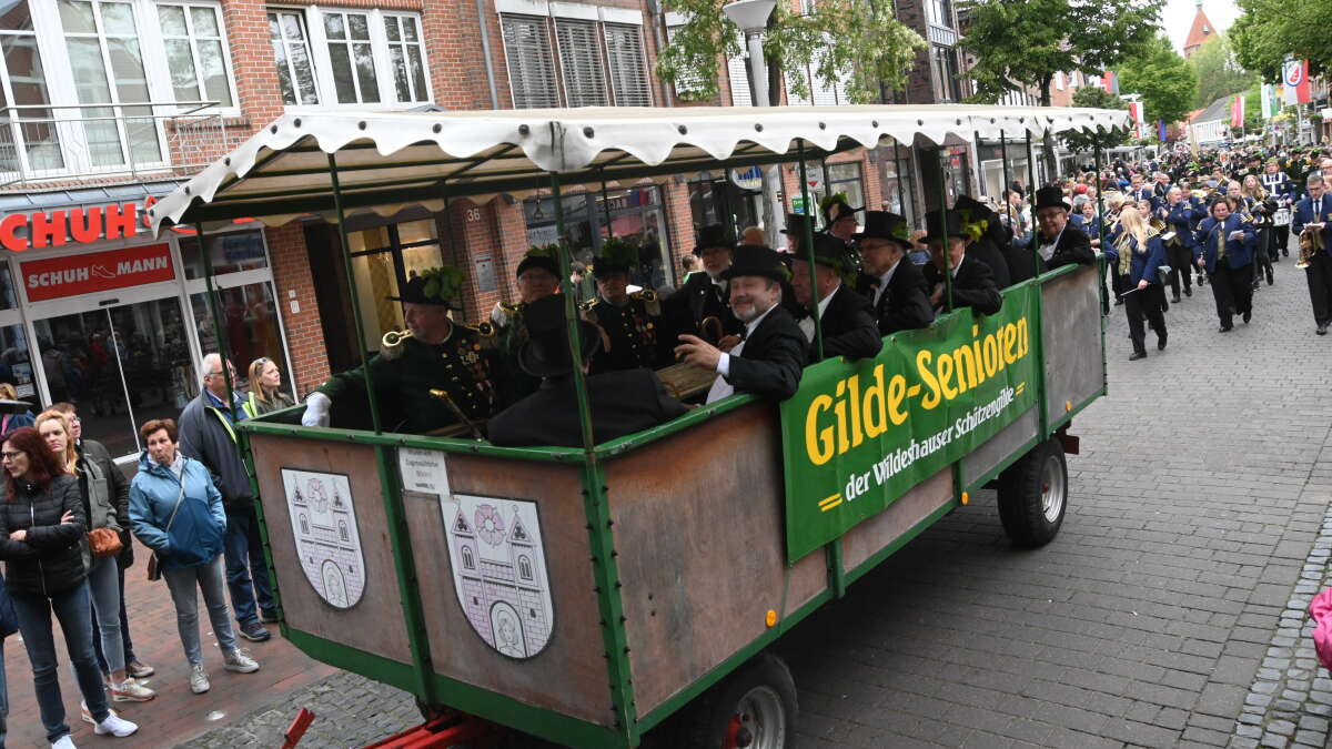 Gildefest in Wildeshausen Ausmarsch zum Krandel