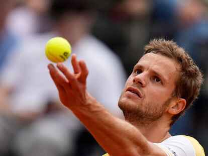 Yannick Hanfmann ist zum zweiten Mal in seiner Karriere bei einem Grand-Slam-Turnier unter den besten 64.