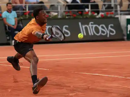 Der Franzose Ga&euml;l Monfils setzte sich in der Nacht durch.