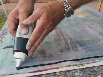 In der Sommer-Akademie der VHS Hatten+Wardenburg k&ouml;nnen unter anderem wieder Acrylbilder gestaltet werden.
