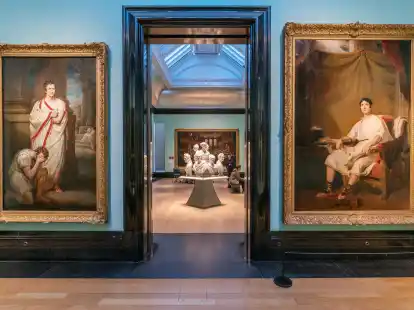 Die National Portrait Gallery in London - hier u.a. Exponate von Sir Thomas Lawrence, dem ber&uuml;hmtesten Portr&auml;tisten der Regency-Zeit - &ouml;ffnet am 22. Juni wieder ihre Pforten.