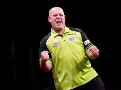 Michael van Gerwen triumphierte auch in New York.