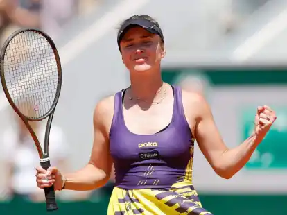 Gl&auml;nzt bei den French Open: Jelina Switolina.