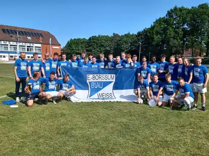 Die Borssumer Meistermannschaft.