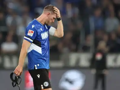 Auch der fr&uuml;he Treffer von Fabian Klos konnte den Bielefelder Abstieg nicht abwenden.